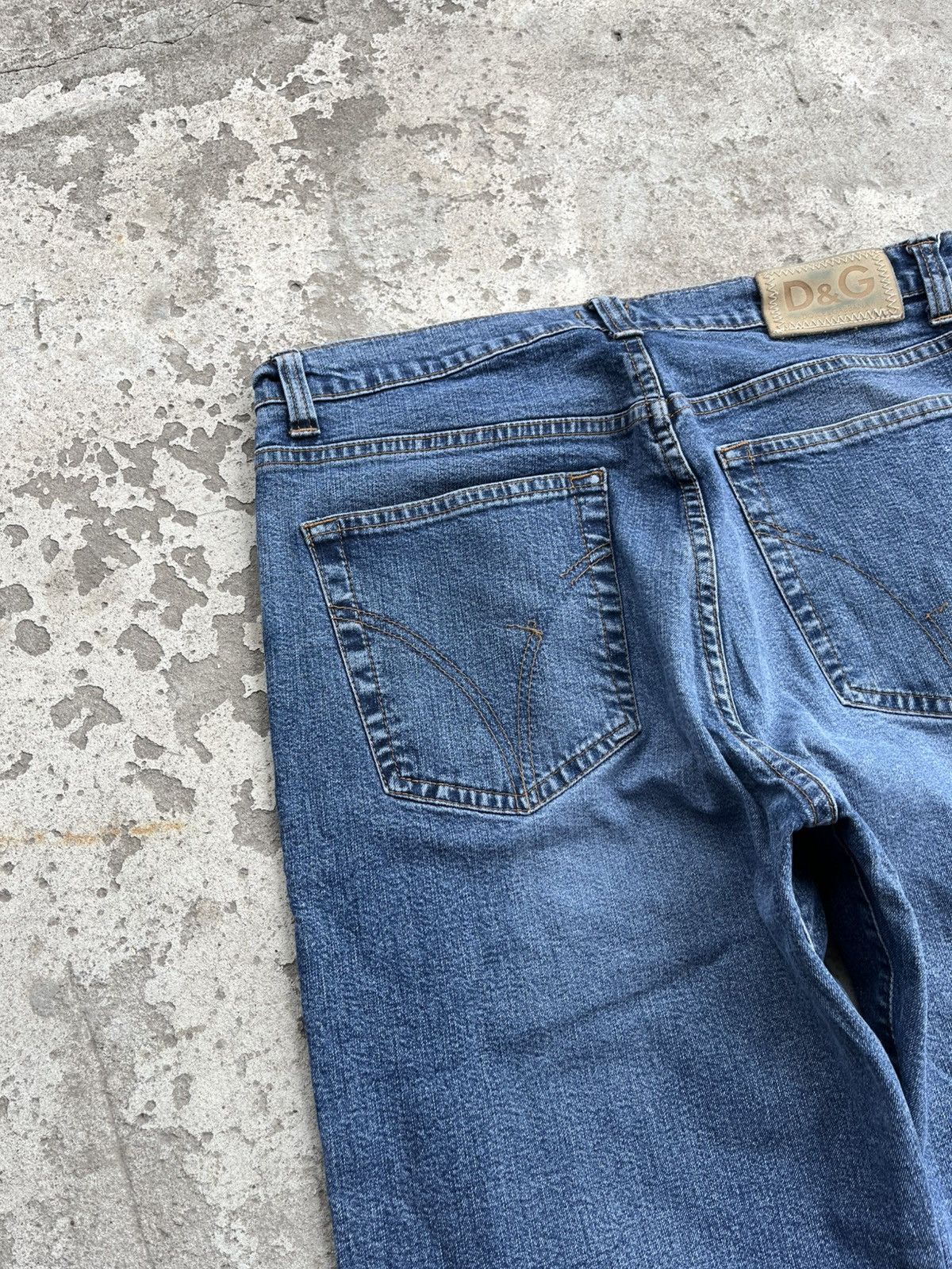 Dolce & Gabbana × Japanese Brand D&G Vintage Dolce & Gabbana Distressed Denim Straight Jeans Size US 32 / EU 48 - 5 Thumbnail