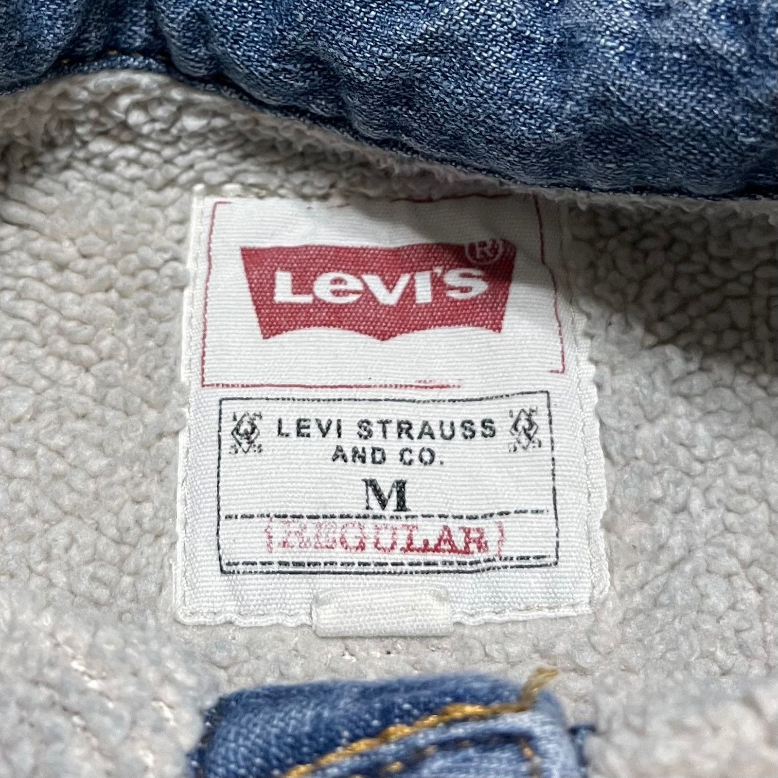 Levi's Levi’s Blanket Sherpa Lined White Fur Denim Jean Jacket M Size US M / EU 48-50 / 2 - 3 Thumbnail