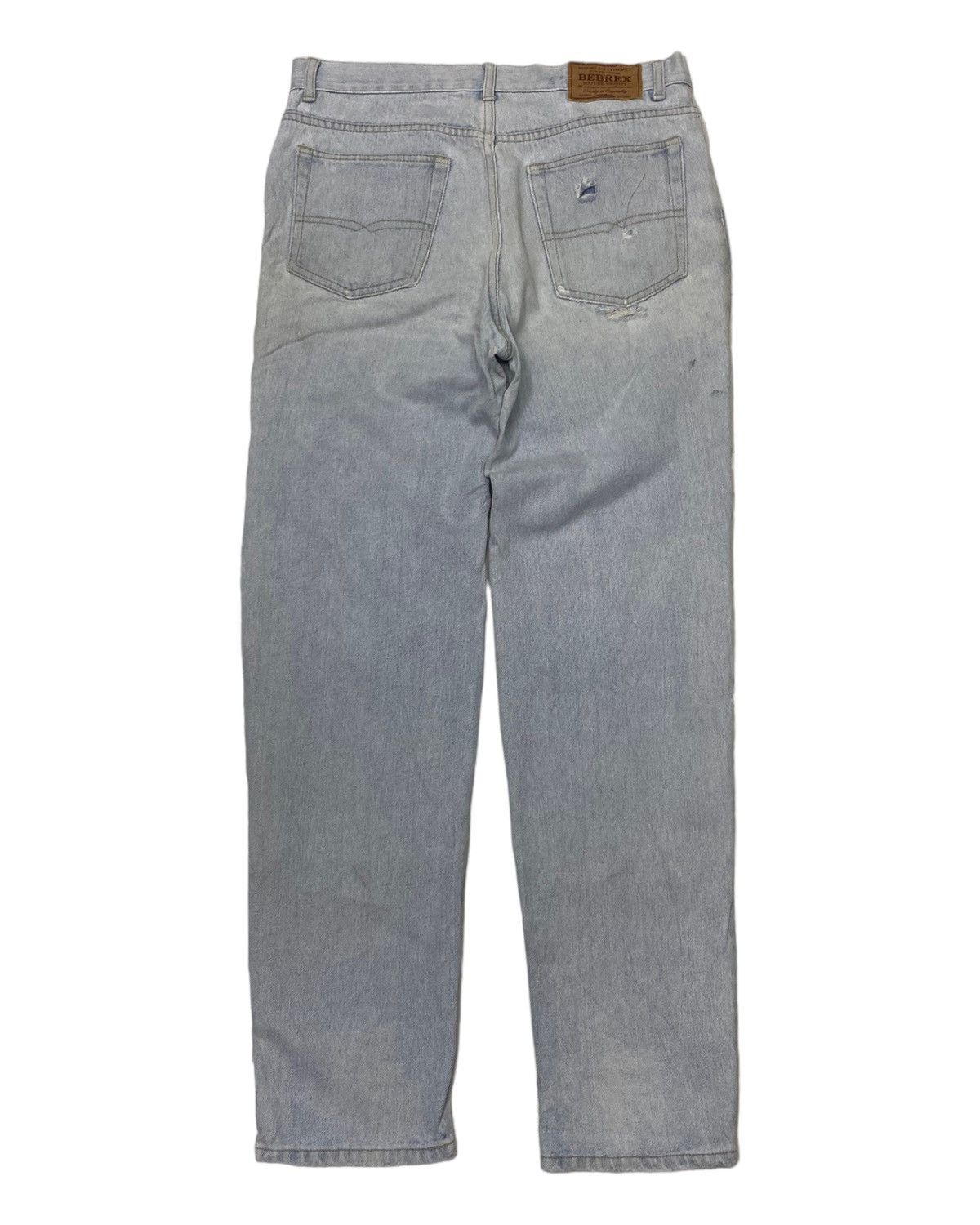 Kapital DISTRESSED DENIM BEBREX SICK RIPS DENIM JEANS Size US 33 - 3 Thumbnail