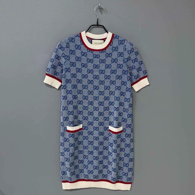 Gucci Gucci Full-printed logo dress 2503-Nextarrow Size XS / US 0-2 / IT 36-38 - 1 Thumbnail