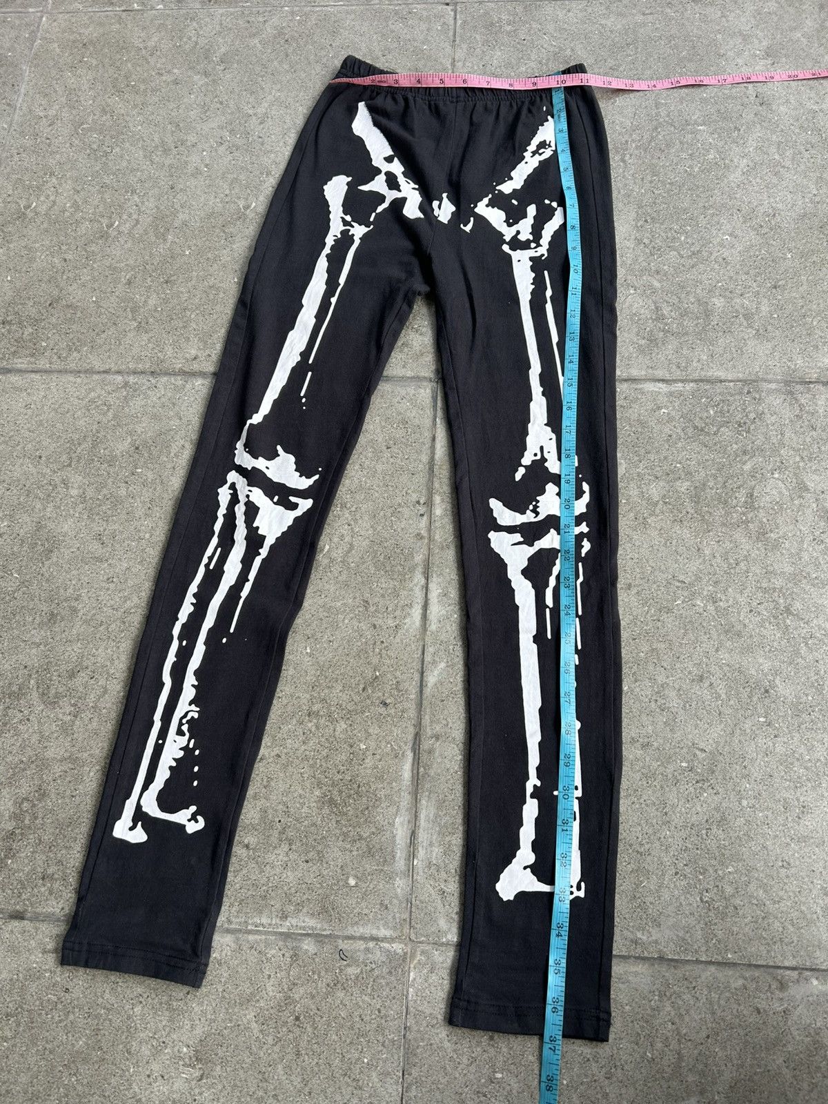 AC/DC ACDC RAG Skeleton Halloween Legging Size fit 22” to 26” Size 26" / US 2 / IT 38 - 3 Thumbnail