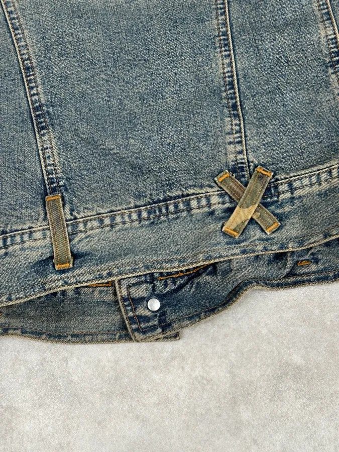 Dolce & Gabbana AW2003 Dolce & Gabbana Light Blue Denim Jacket Size S / US 4 / IT 40 - 12 Thumbnail
