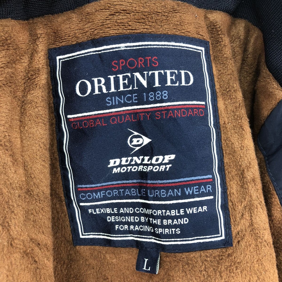 Dunlop Vintage Dunlop Motorsport Urbanwear Zipper Jacket Size US L / EU 52-54 / 3 - 18 Thumbnail