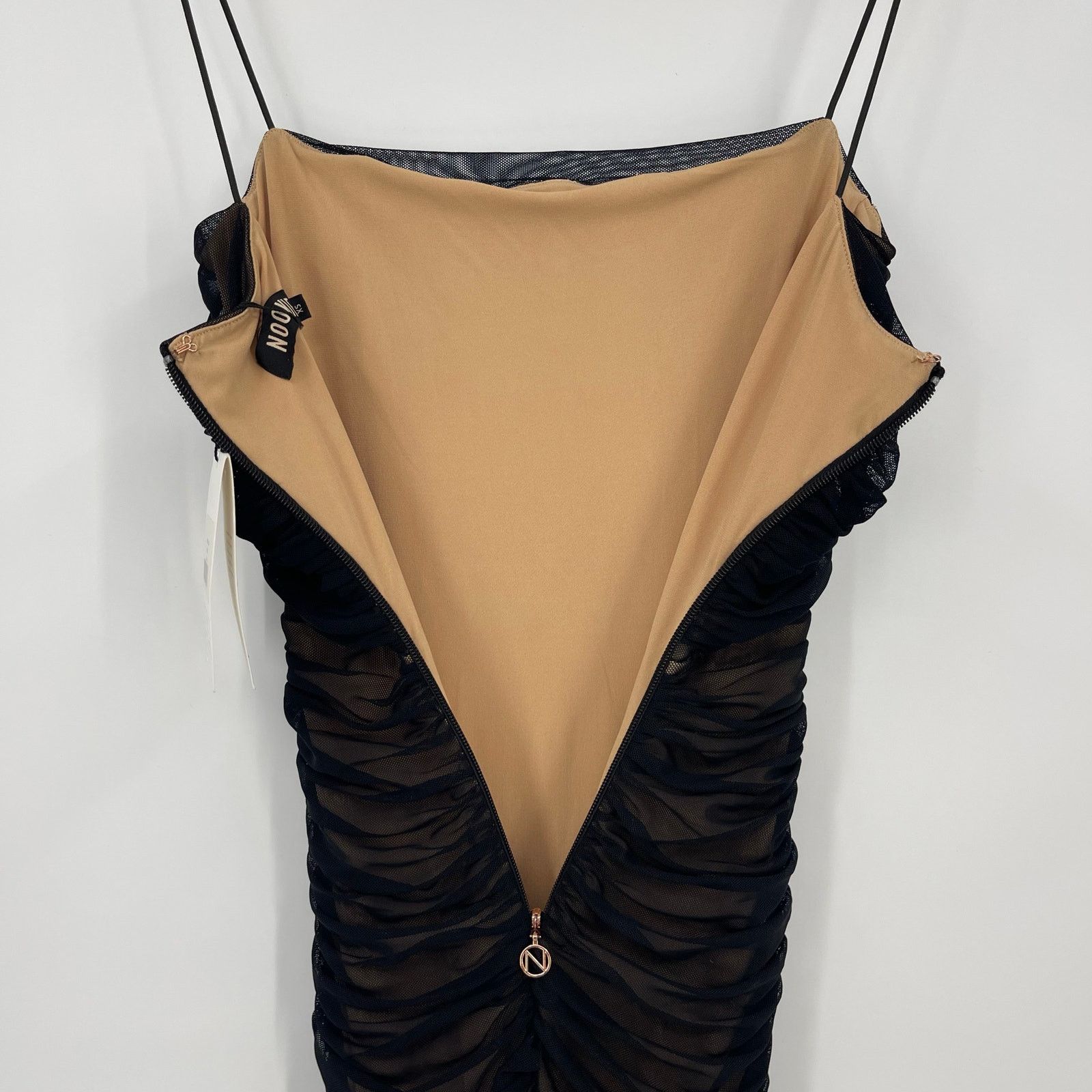 Other Nookie | NWT Mecca Midi Dress Black Mesh Bodycon LBD XS Size XS / US 0-2 / IT 36-38 - 12 Thumbnail