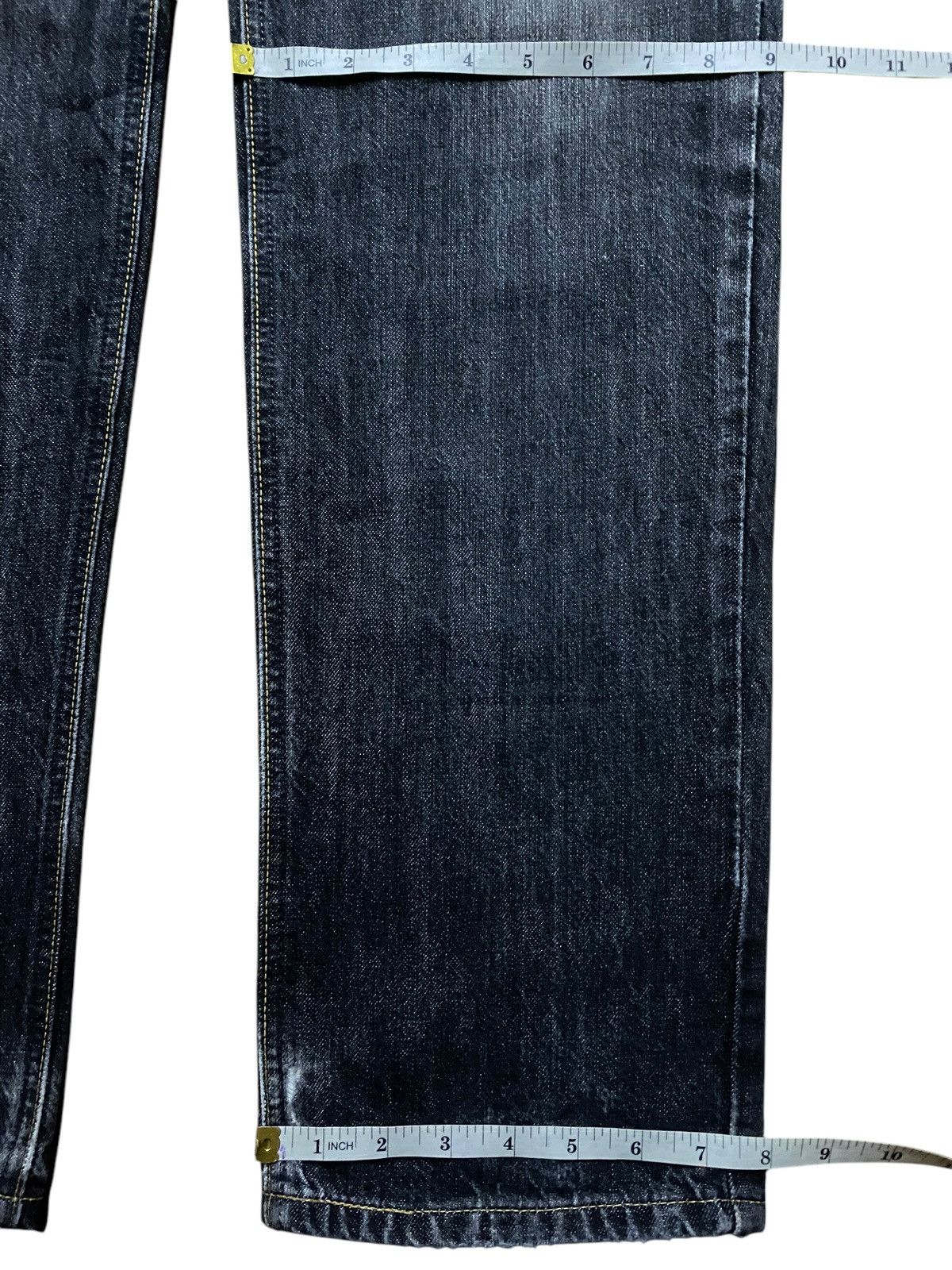 Edwin Vintage Edwin Black Jeans Japan 404 Loose Size US 33 - 14 Thumbnail