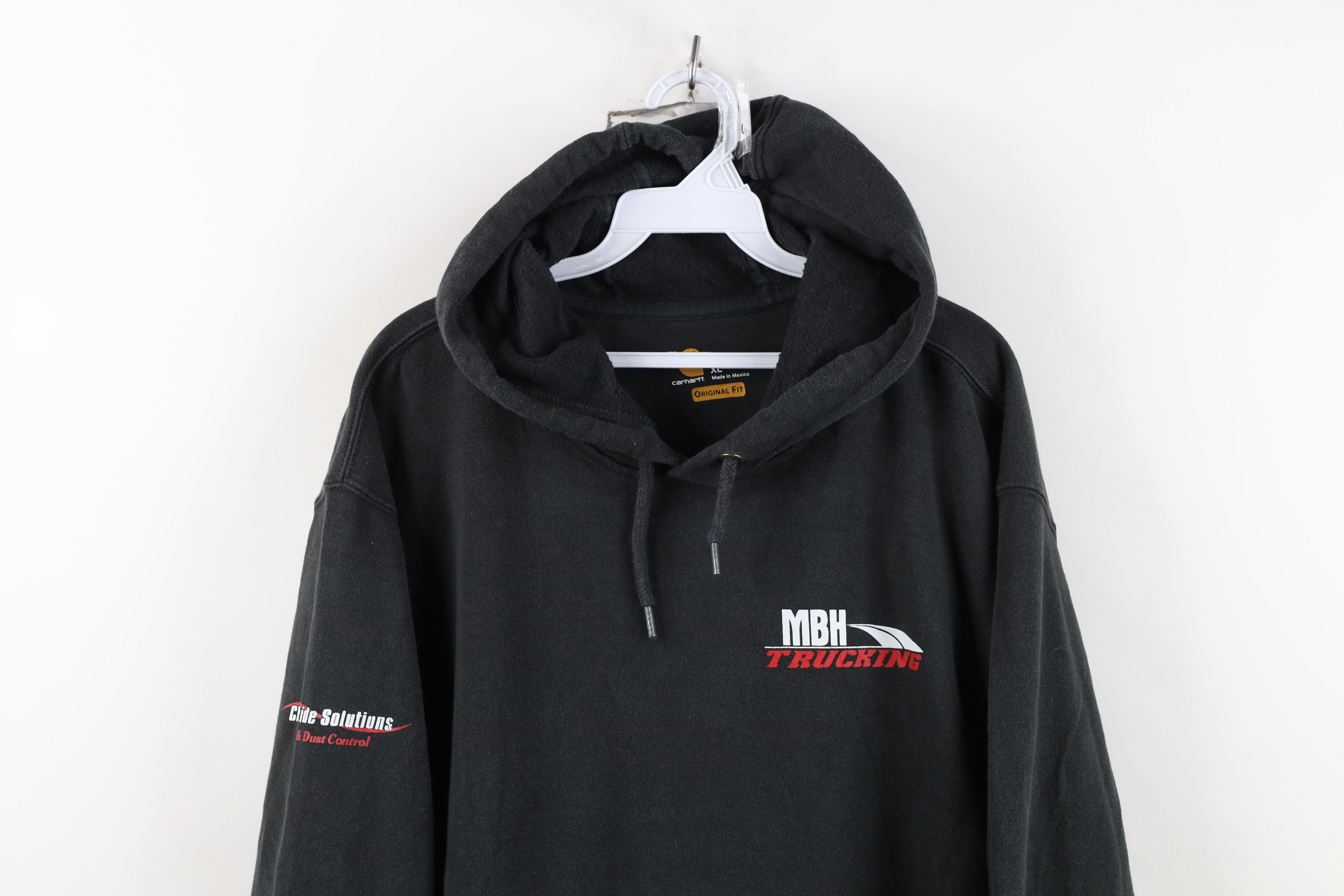 Carhartt Vintage Y2K Carhartt Spell Trucking Heavyweight Hoodie Black Size US XL / EU 56 / 4 - 2 Thumbnail