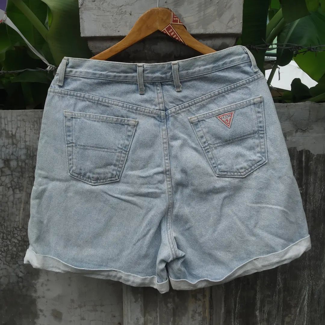 image of Guess Short Denim Pant American Tradition Surfwear in Light Blue Jeans, Men's (Size 34)