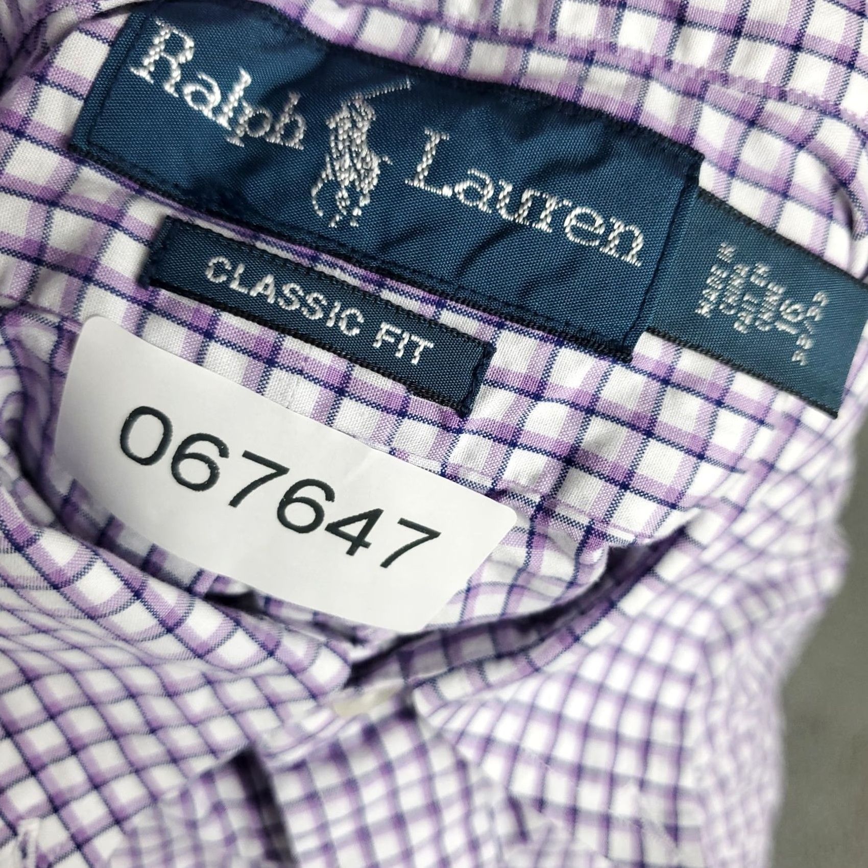 Ralph Lauren Ralph Lauren Shirt Mens 16 Purple Pony Dress Button Up Long Sleeve Size 42R - 8 Thumbnail