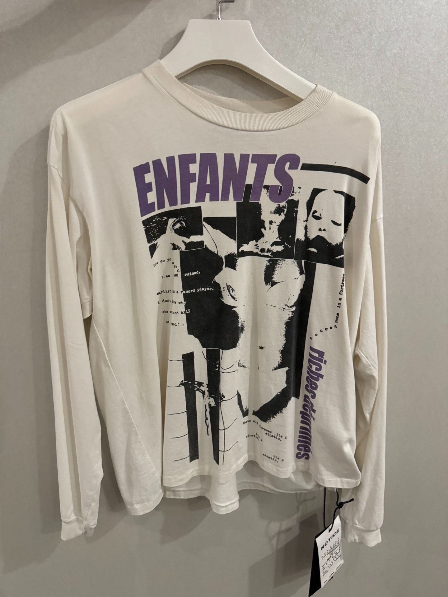 Enfants Riches Deprimes Enfants Riches Deprimes Portrait print long sleeve 2501-Ne Size US M / EU 48-50 / 2 - 1 Thumbnail