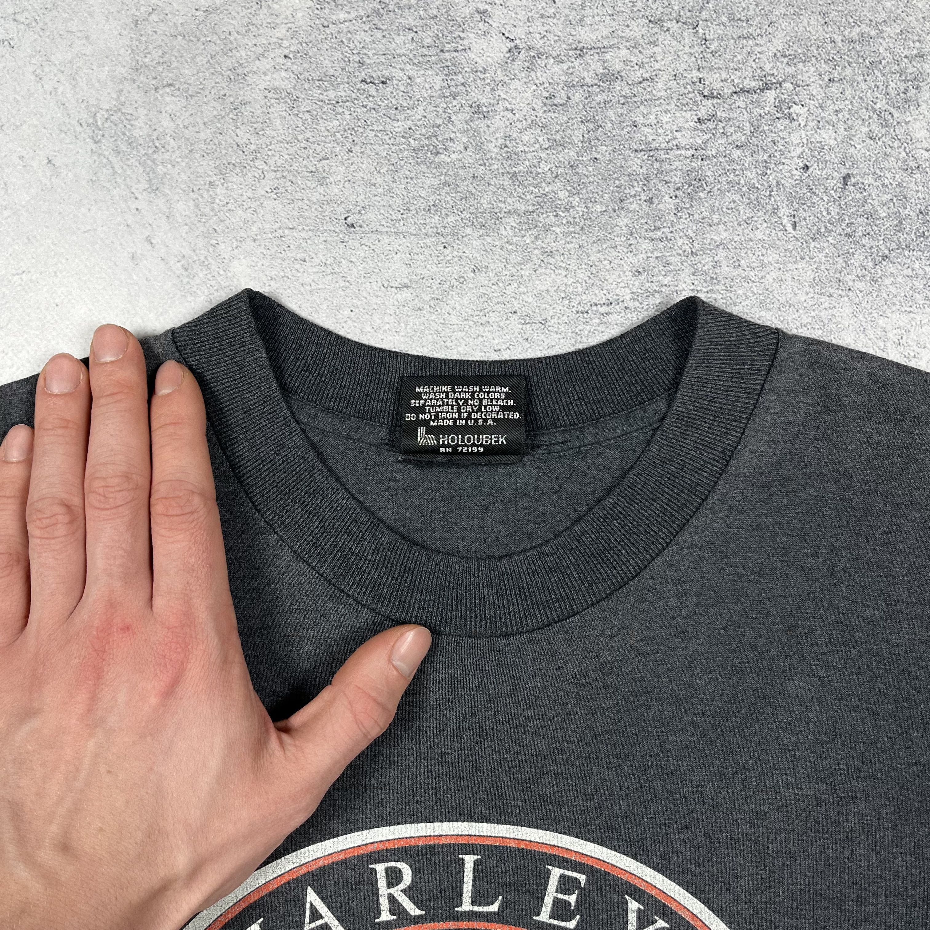 Harley Davidson Vintage Harley Davidson Rules Big Logo T Shirt 1991 Size US M / EU 48-50 / 2 - 9 Thumbnail