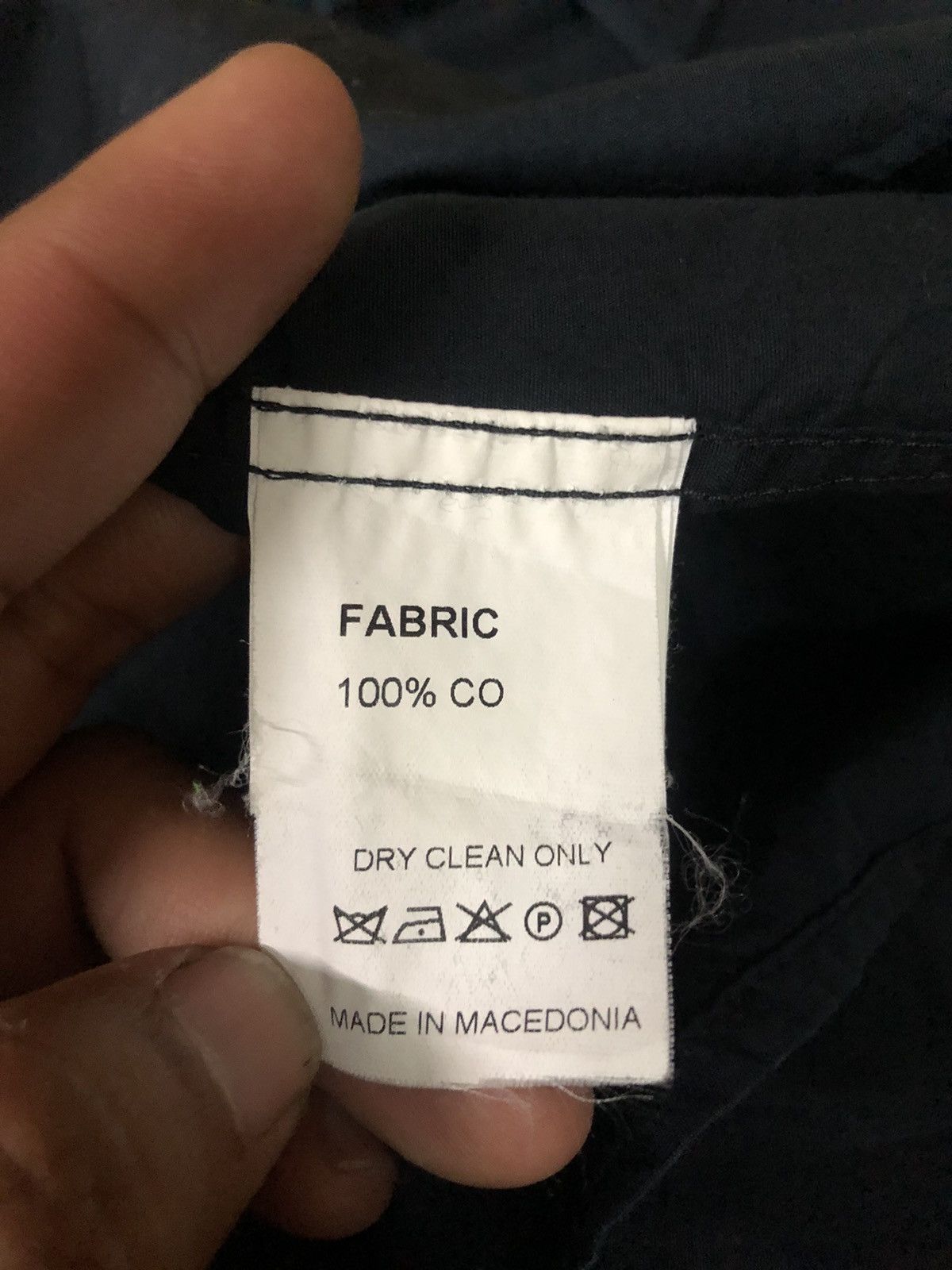 Raf Simons Raf Simons Autumn/Winter 2009-2010 navy blue Button Up Shirt Size US S / EU 44-46 / 1 - 4 Thumbnail