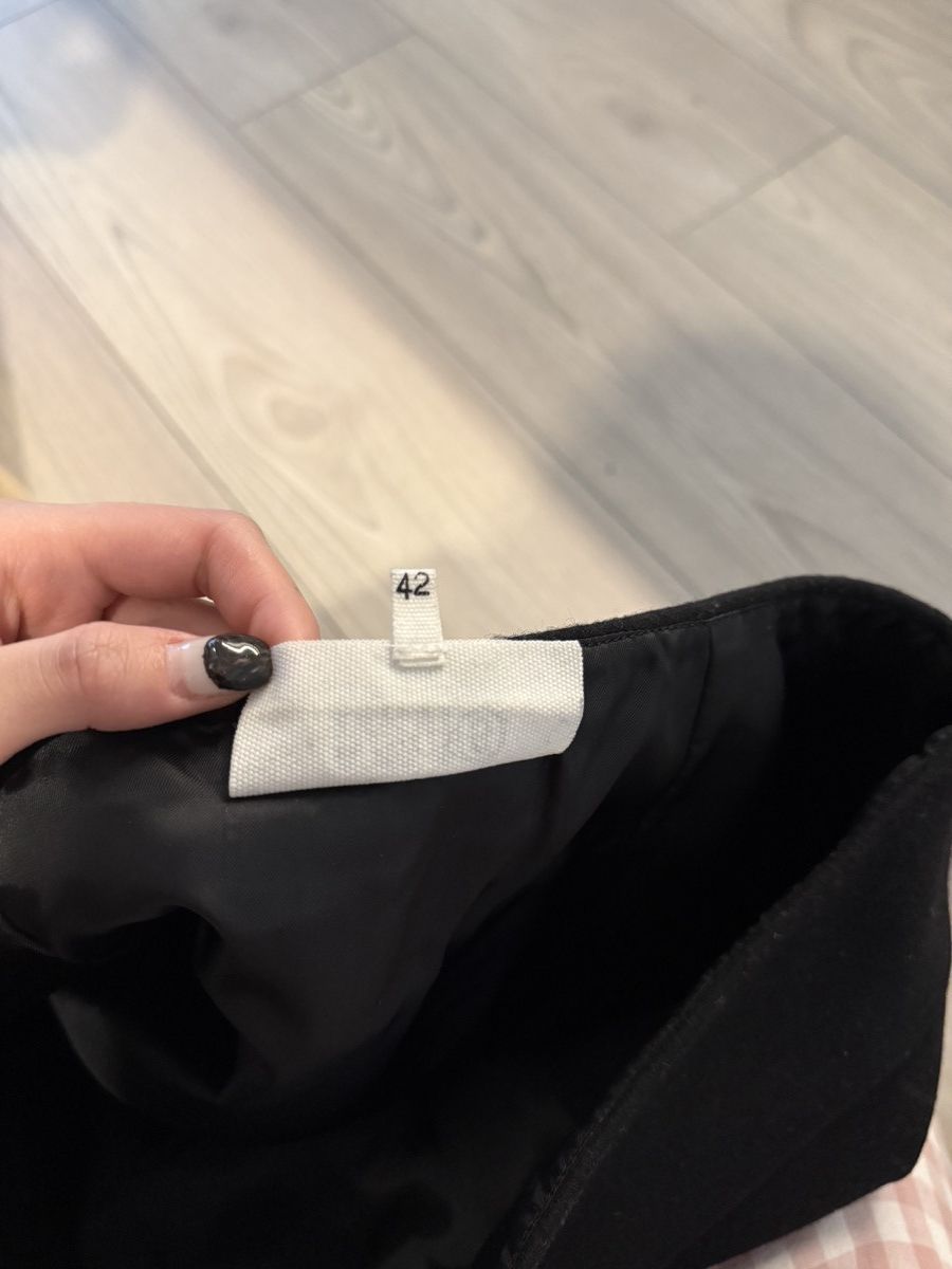 Maison Margiela MM6 Maison Margiela Wool Black Skirt Size 30" / US 8 / IT 44 - 5 Thumbnail