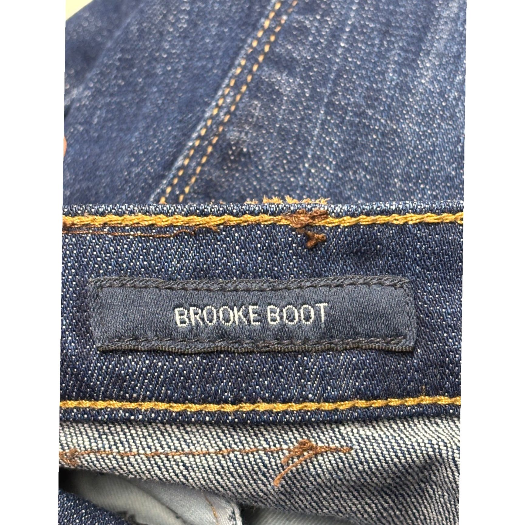 Lucky Brand Lucky Brand Brooke Boot Jeans Womens 6 Dark Wash Bootcut Denim Boots Size 28" / US 6 / IT 42 - 6 Thumbnail