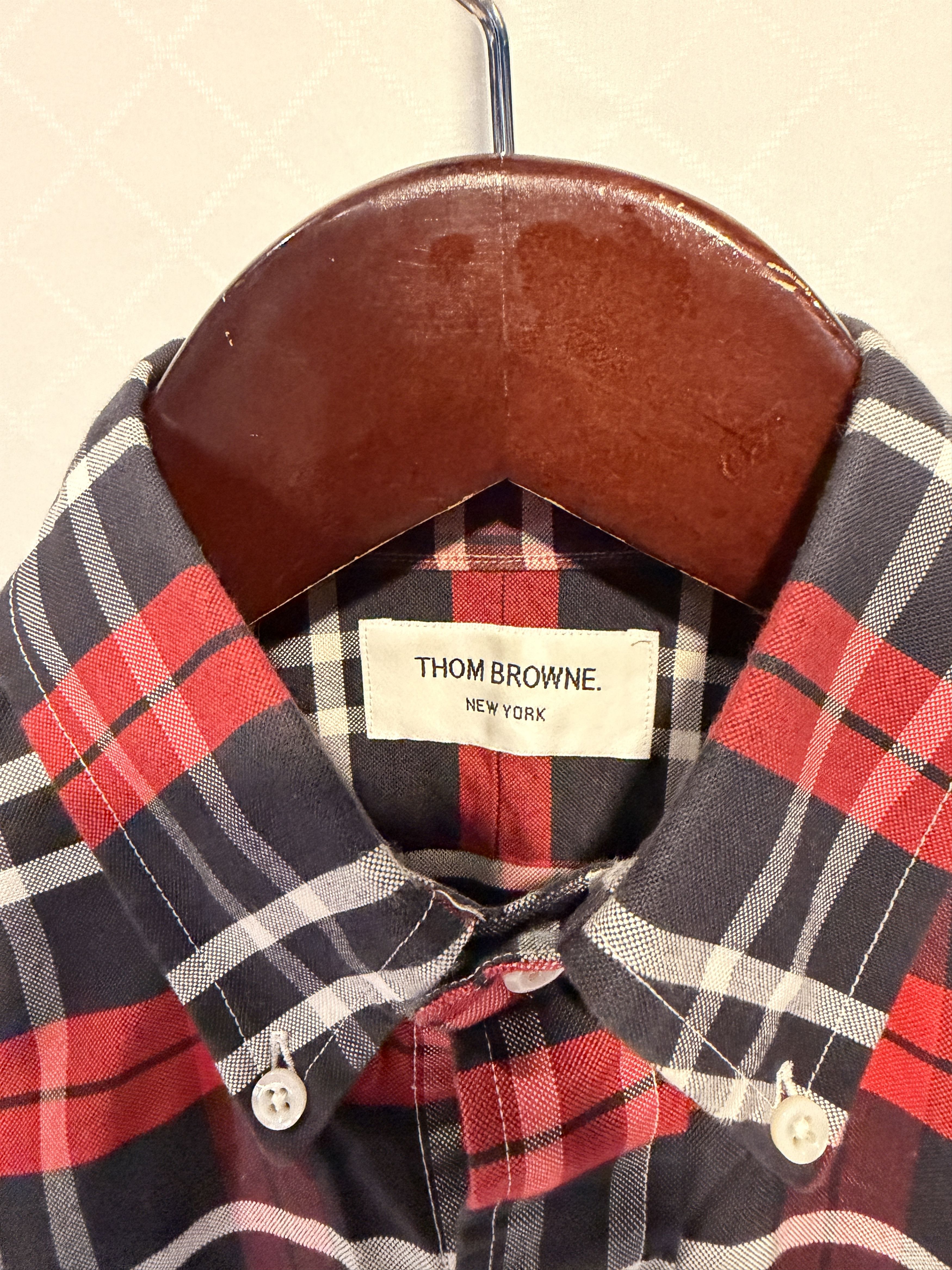 Thom Browne Thom Browne Plaid Oxford Button Down Size US S / EU 44-46 / 1 - 2 Thumbnail