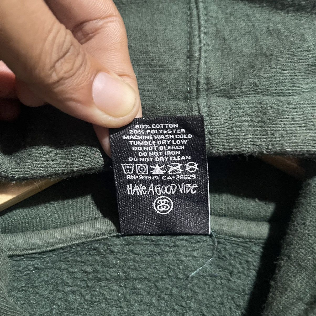Stussy Vintage Stüssy Collegiate “S” Patch Hoodie (Early 2000s Size US M / EU 48-50 / 2 - 7 Thumbnail