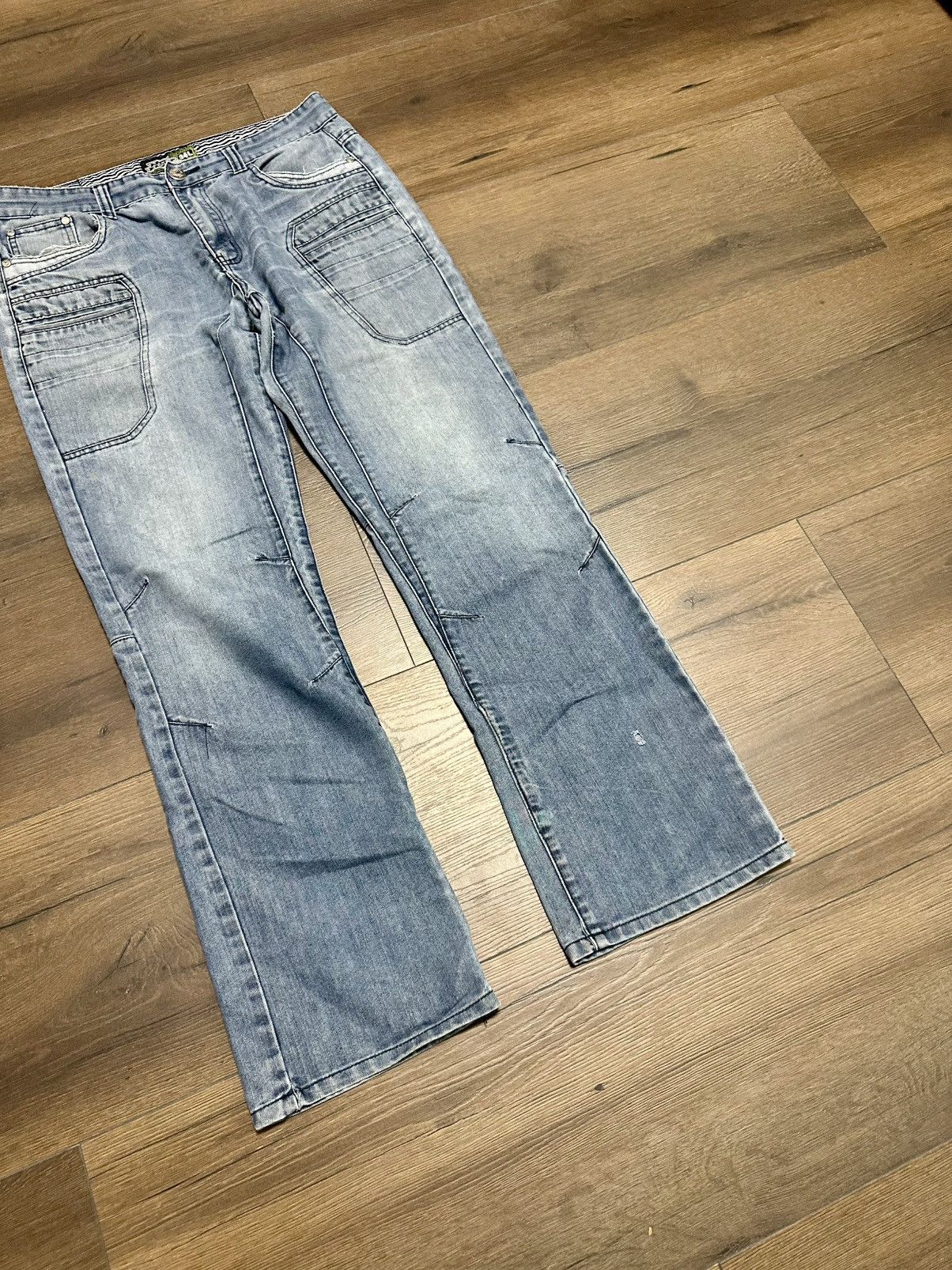 No Fear Vintage If Six Was Nine Style Y2K Jeans Style White Size US 34 / EU 50 - 6 Thumbnail