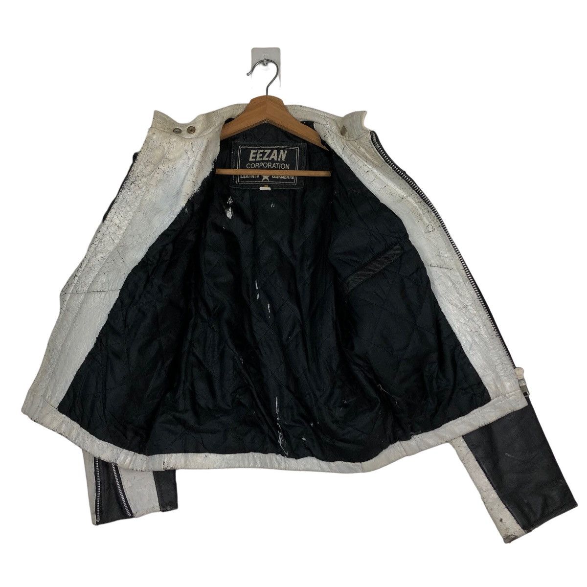 Hein Gericke 🔥Vtg Biker Leather Jacket Racer Eezan Garments Japan Size US M / EU 48-50 / 2 - 13 Thumbnail