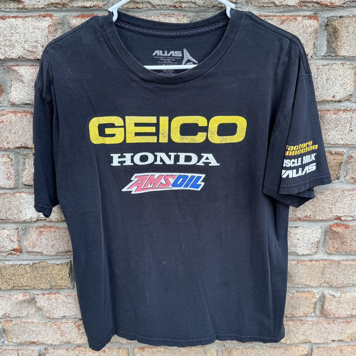 Other Vintage Geico Honda motocross racing team t shirt Size US M / EU 48-50 / 2 - 1 Thumbnail