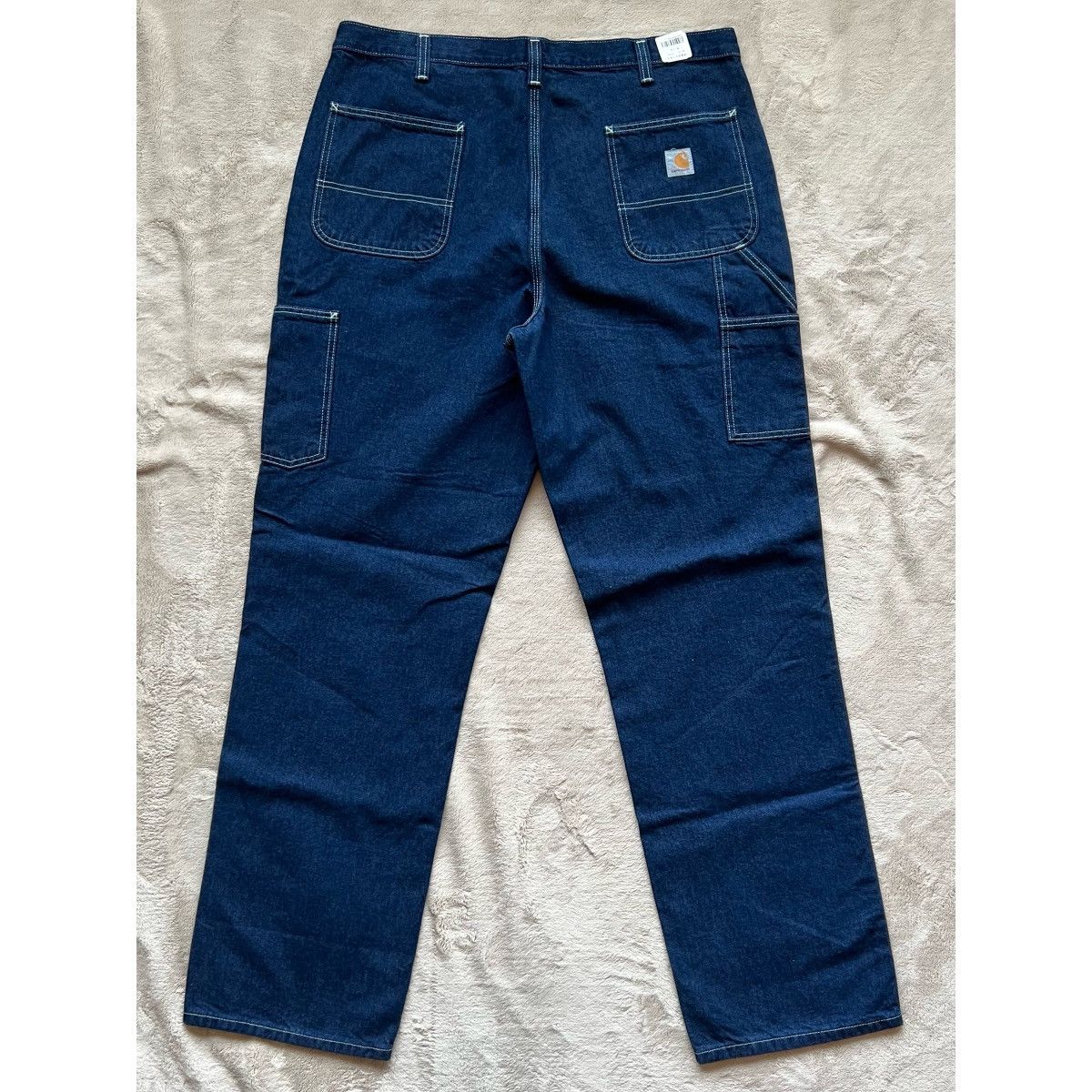 image of NWT Vintage 80’S Dungaree Fit Workwear Carhartt Jeans in Blue, Men's (Size 38)