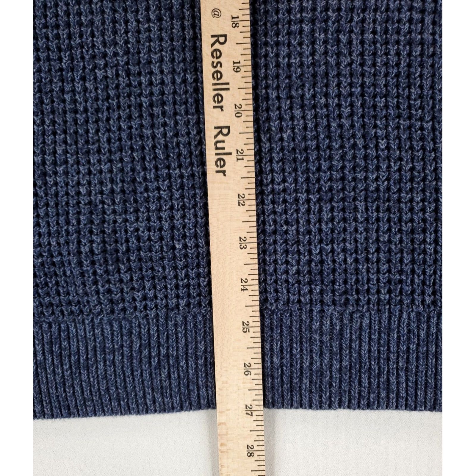Vintage LL Bean Sweater Roll Neck Chunky Cotton Blue Mens L Pullover Shirt Size US L / EU 52-54 / 3 - 7 Thumbnail