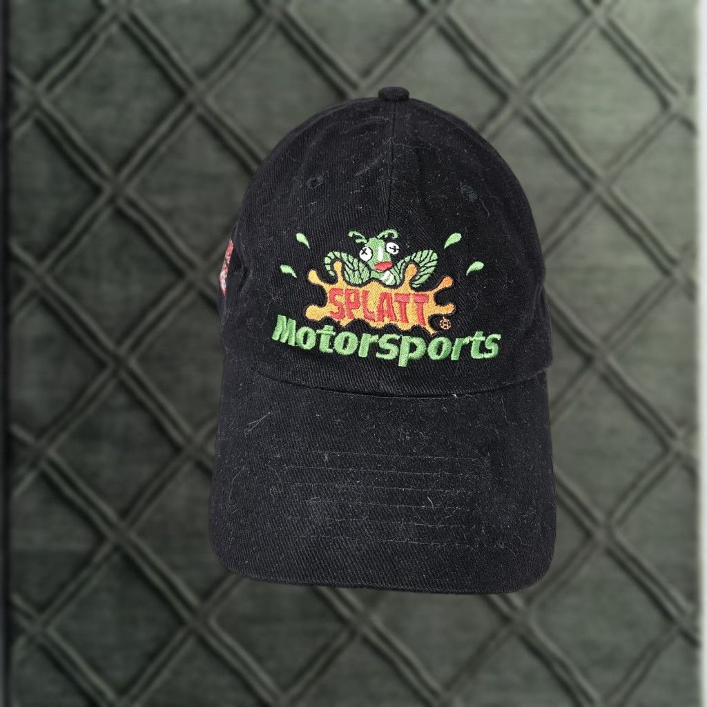 Vintage Splatt Motorsports Hat Cap One Size Black Embroidered Racing Mens Adjustable Twill Baseball Cap Unisex Adults Size ONE SIZE - 1 Thumbnail