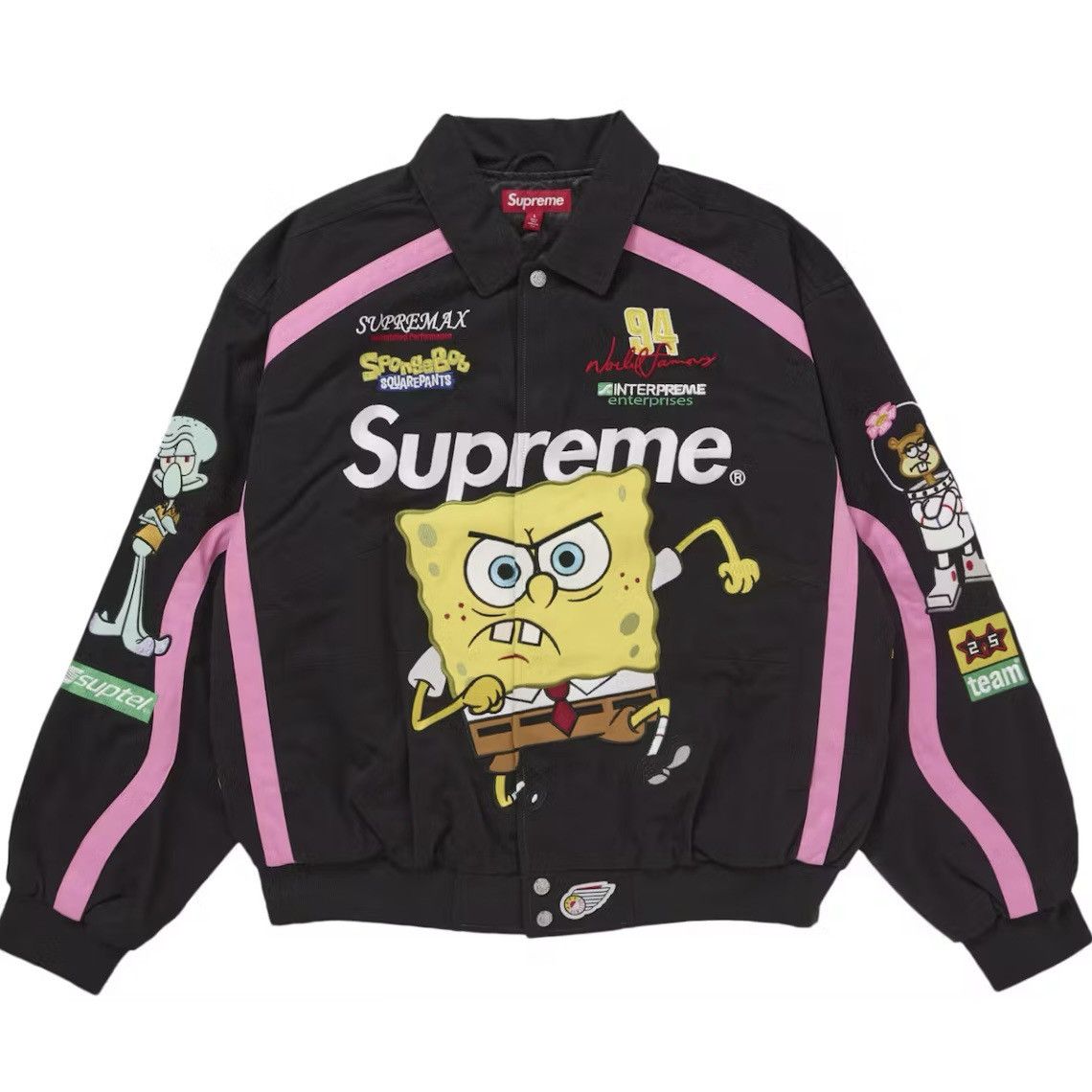 Supreme Supreme SS25 SpongeBob Squarepants Jeff Hamilton Jacket Sz M Size US M / EU 48-50 / 2 - 1 Thumbnail
