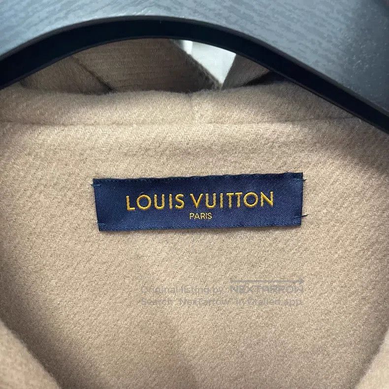 Louis Vuitton Louis Vuitton Khaki cashmere hooded sweatshirt Size US XL / EU 56 / 4 - 4 Thumbnail