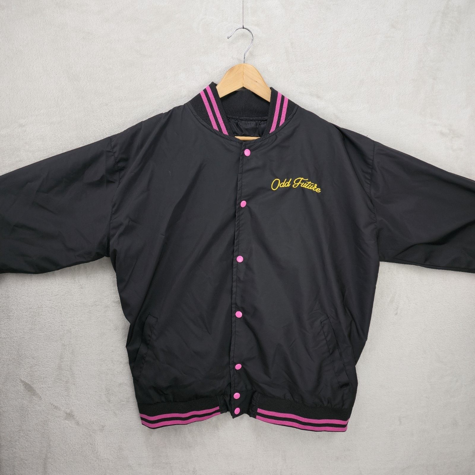 Odd Future OFWGKTA Varsity Bomber Jacket Mens Large Roses