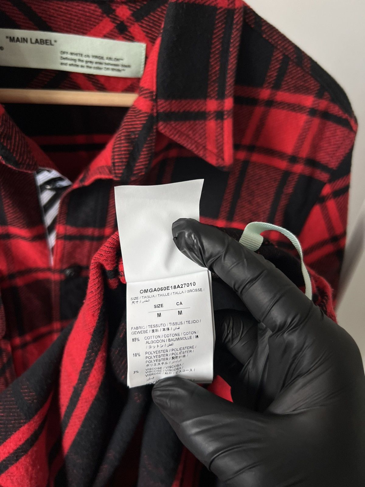 Off-White Off White SSENSE Exclusive “Check Shirt” Flannel Size M Size US M / EU 48-50 / 2 - 14 Thumbnail