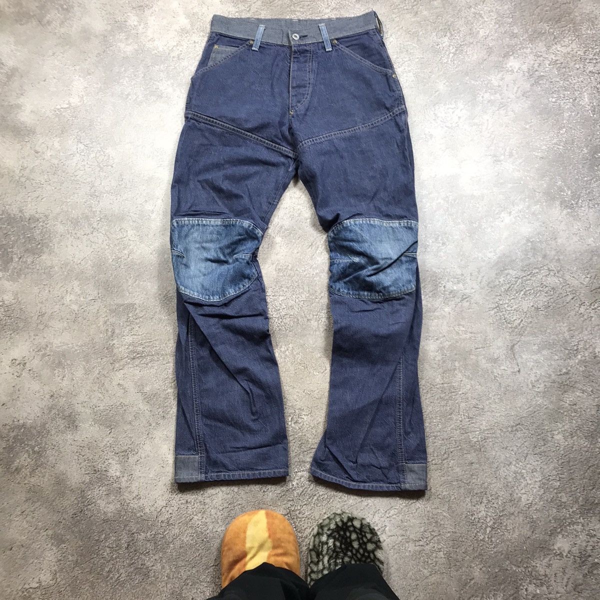 Vintage Vintage 90s G-Star Raw Baggy Distressed Jeans Grunge Logo 29 Size US 29 - 2 Thumbnail