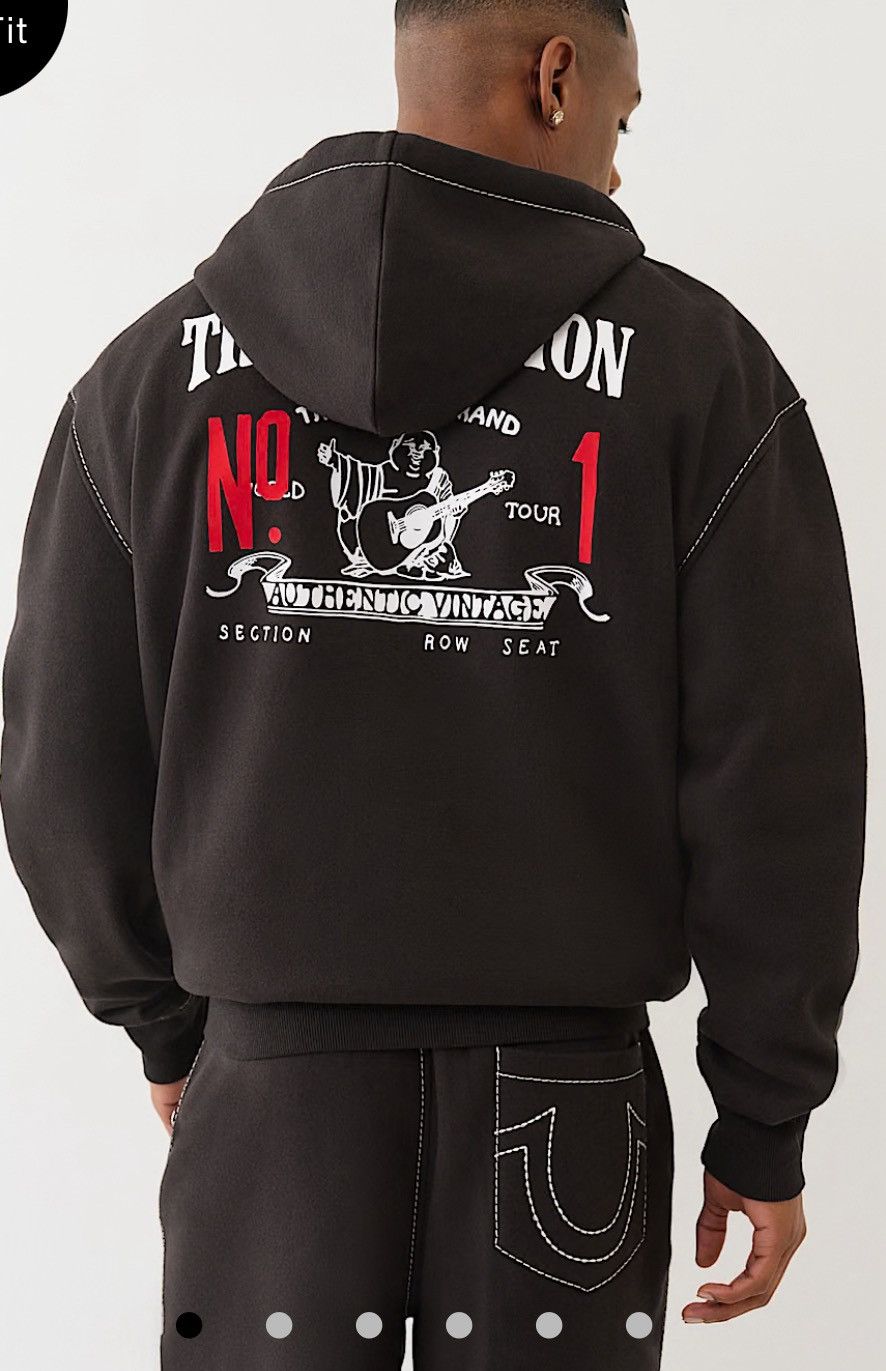 True religion top and bottom zipup sweatsuit