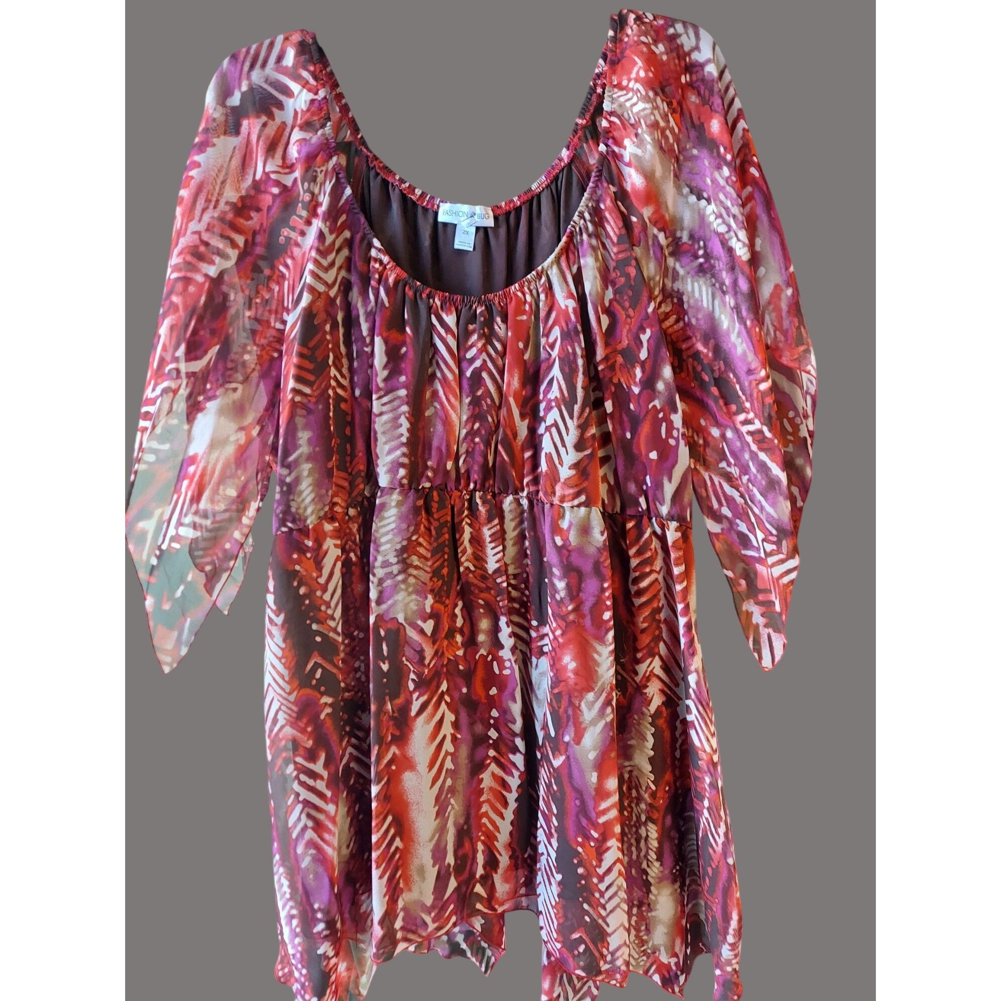 Other Womens Plus Size 2X 1-Pink Linen Cardigan 1-Belt 1-Chiffon D Size XXL / US 16-18 / IT 52-54 - 4 Thumbnail