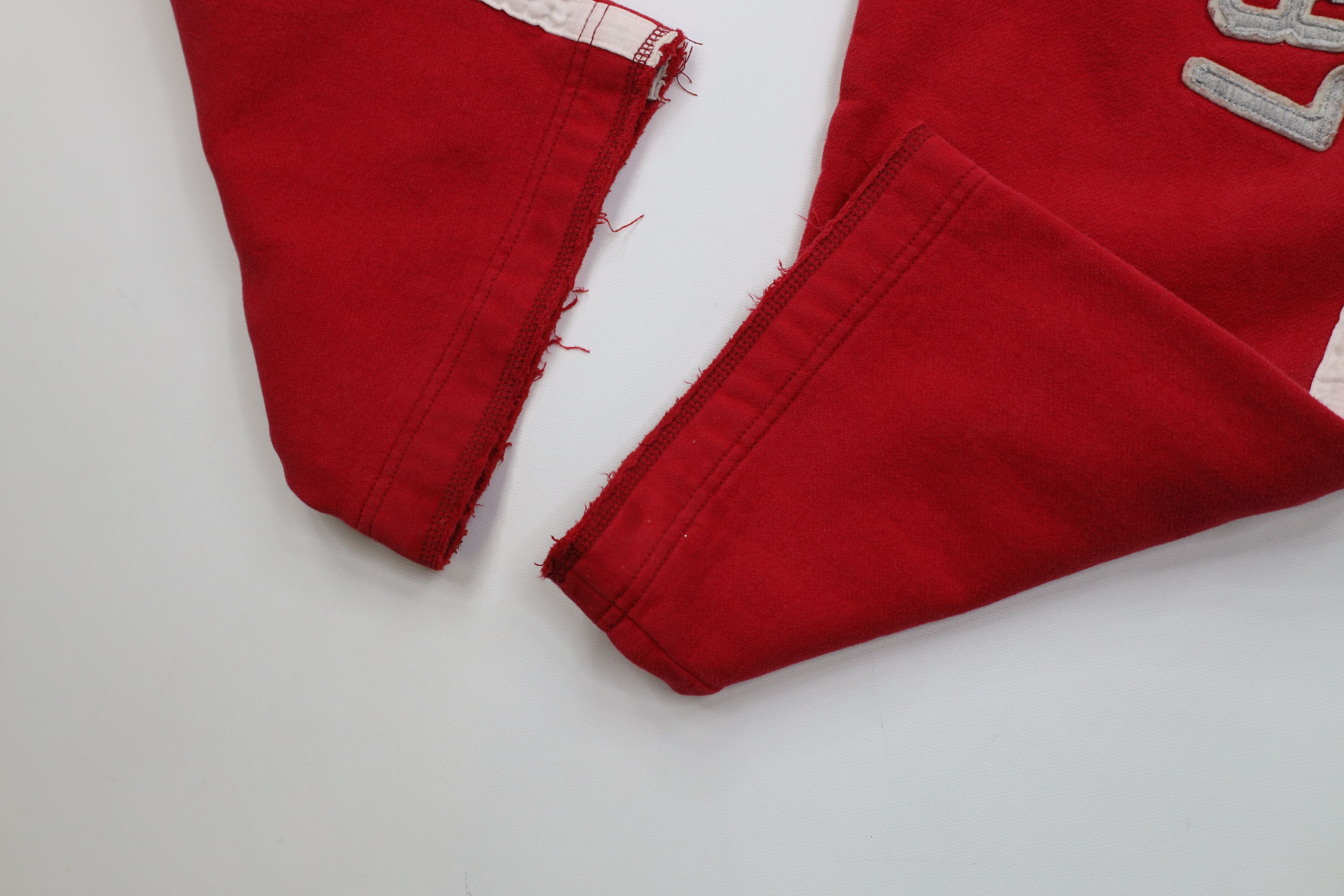Aeropostale Vintage 90s Y2K Aeropostale Wide Leg Sweatpants Pants Red Size US 36 / EU 52 - 8 Thumbnail