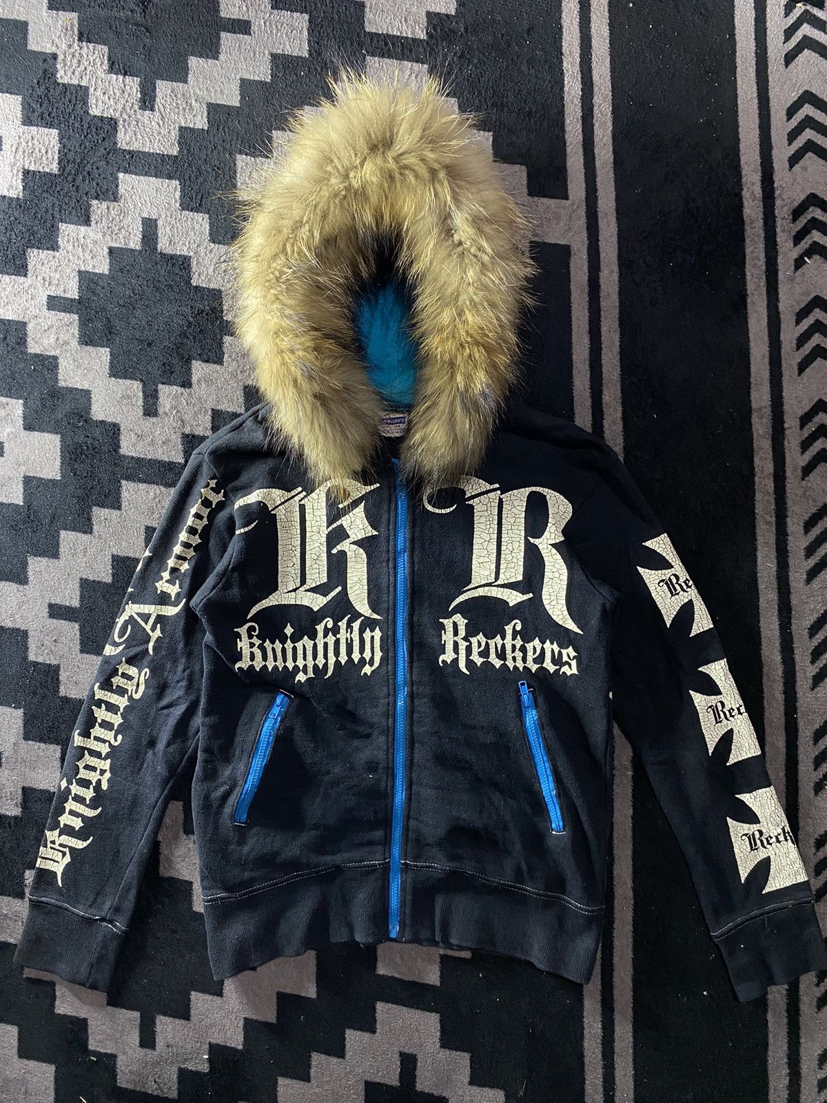 Isamu Katayama Backlash Vintage Reckers poem fur hoodie ifsixwasnine style Size US S / EU 44-46 / 1 - 1 Thumbnail