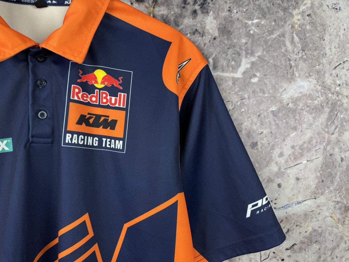 Red Bull Red Bull KTM Racing Team Polo Shirt Navy Orange Motorex WP Size US L / EU 52-54 / 3 - 5 Thumbnail