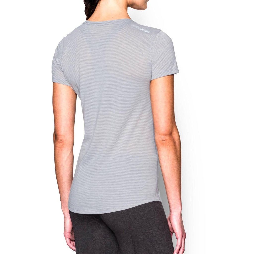 Under Armour Under Armour Streaker Short Sleeve Shirt Gray Womens Small Size S / US 4 / IT 40 - 10 Thumbnail