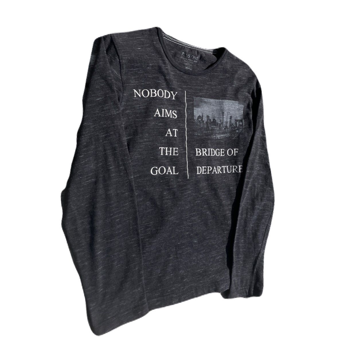 If Six Was Nine 2000s Japanese archive Vkei Poem Design Long Sleeve Tee Y2K Size US XS / EU 42 / 0 - 3 Thumbnail