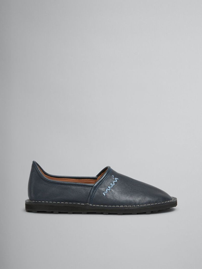 Marni o1w1db10426 Slip On Loafer in Navy Blue Size US 12 / EU 45 - 1 Thumbnail