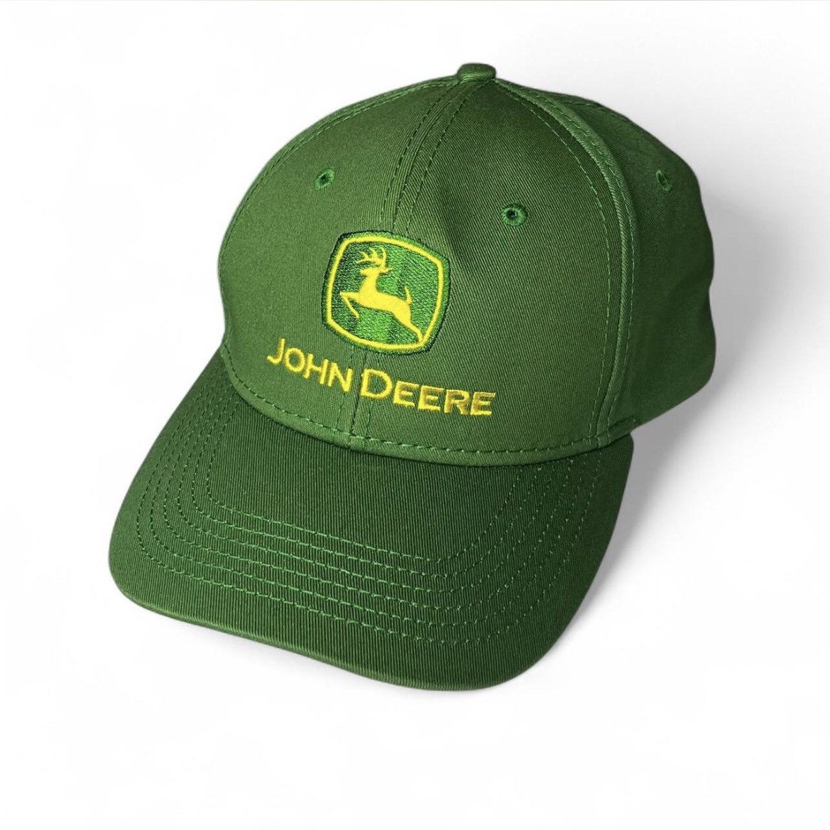 John Deere John Deere Green Classic Logo Baseball Cap (One Size) Size ONE SIZE - 1 Thumbnail
