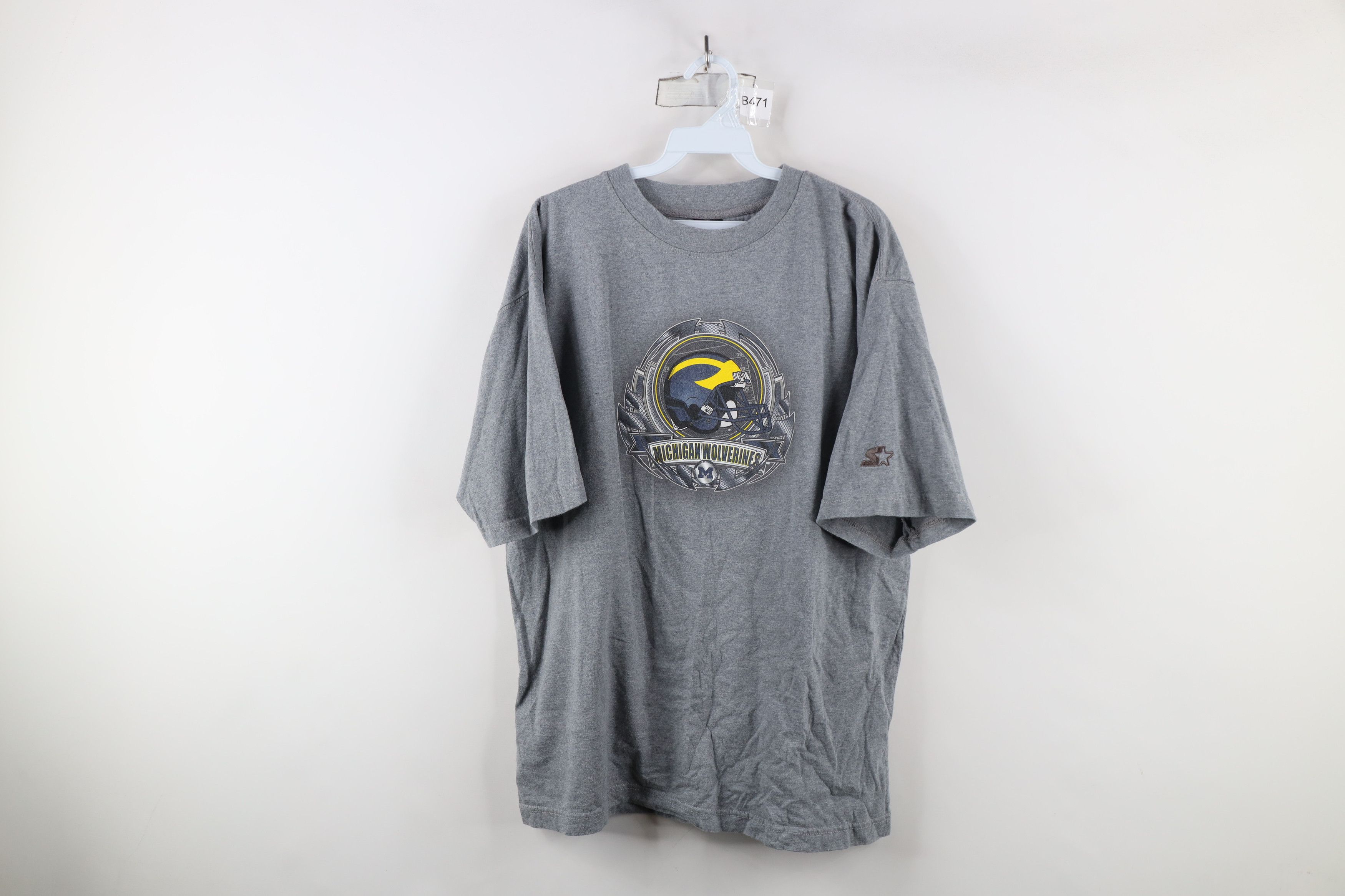 Starter × Vintage Vintage 90s Starter University of Michigan Football T-Shirt Size US L / EU 52-54 / 3 - 1 Thumbnail