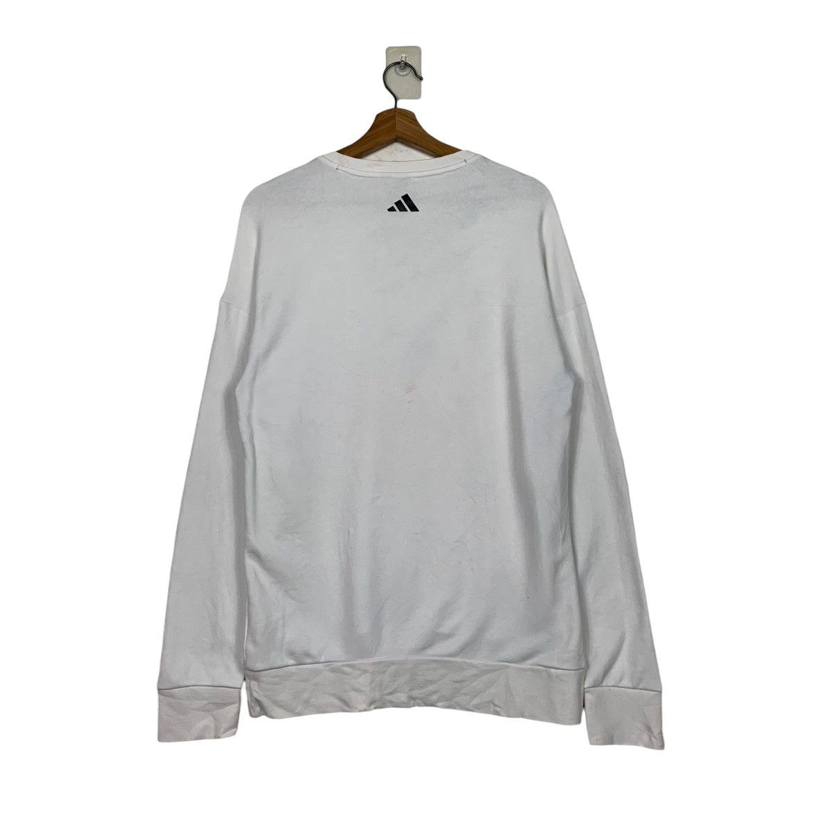 Adidas Adidas Big Logo Crewneck Sweatshirt Size US L / EU 52-54 / 3 - 7 Thumbnail