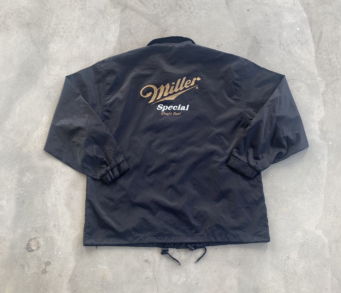 Japanese Brand × Vintage VINTAGE MILLER SPECIAL DRAFT BEER COACH JACKET Size US L / EU 52-54 / 3 - 1 Thumbnail