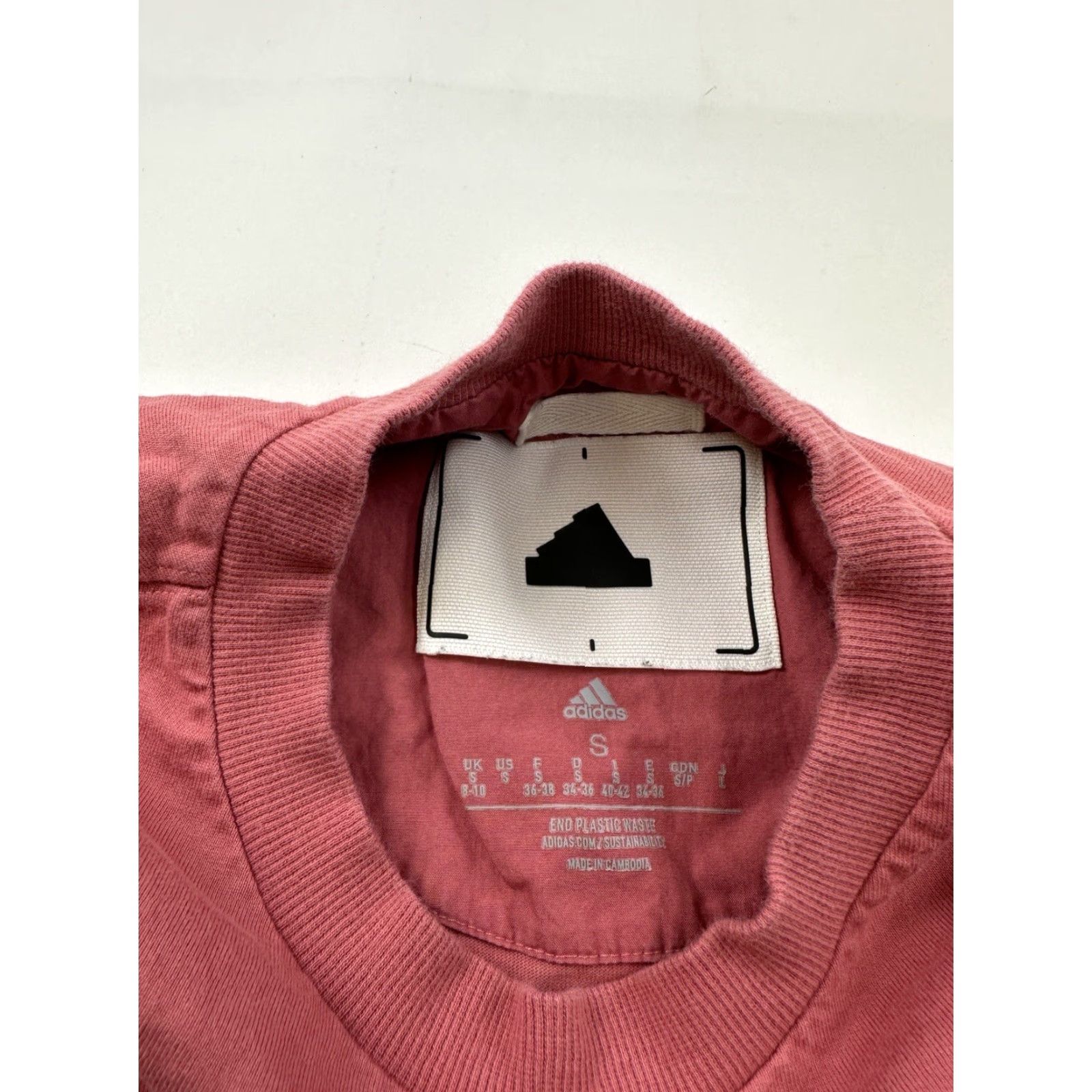 Adidas Adidas Shirt Womens Small Pink Crew Neck Short Sleeve Oversized Tee USA Womens Size S / US 4 / IT 40 - 5 Thumbnail