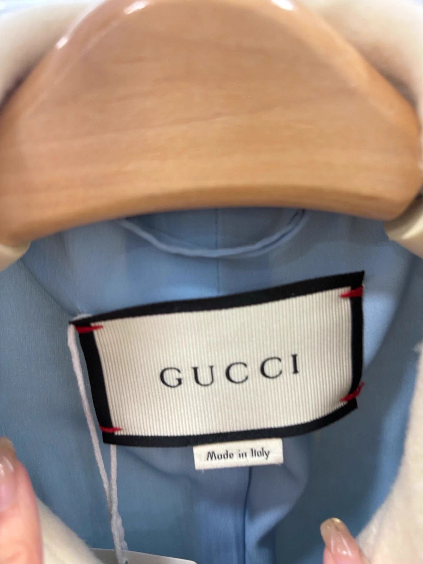 Gucci Gucci Pearl Button Long Wool Coat 38 Deadstock Size S / US 4 / IT 40 - 4 Thumbnail
