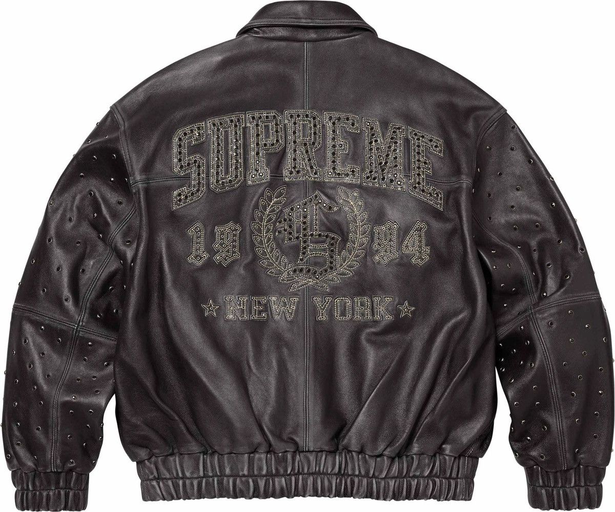 Supreme Supreme Gem Studded Leather Jacket Size US S / EU 44-46 / 1 - 2 Thumbnail