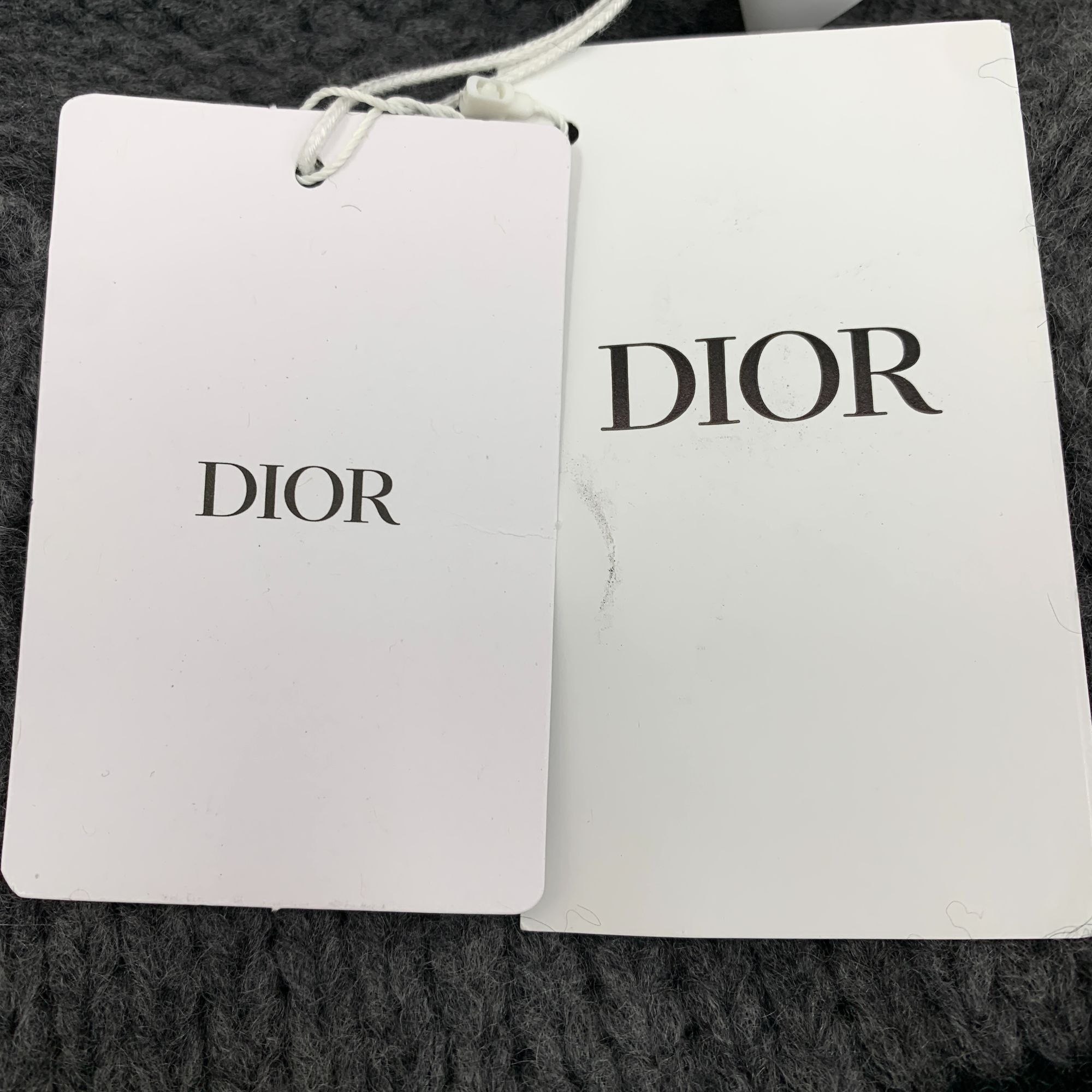 Dior Christian Dior Miss Dior Grey Cashmere Silk Knit Sweater Rou Size S / US 4 / IT 40 - 4 Thumbnail