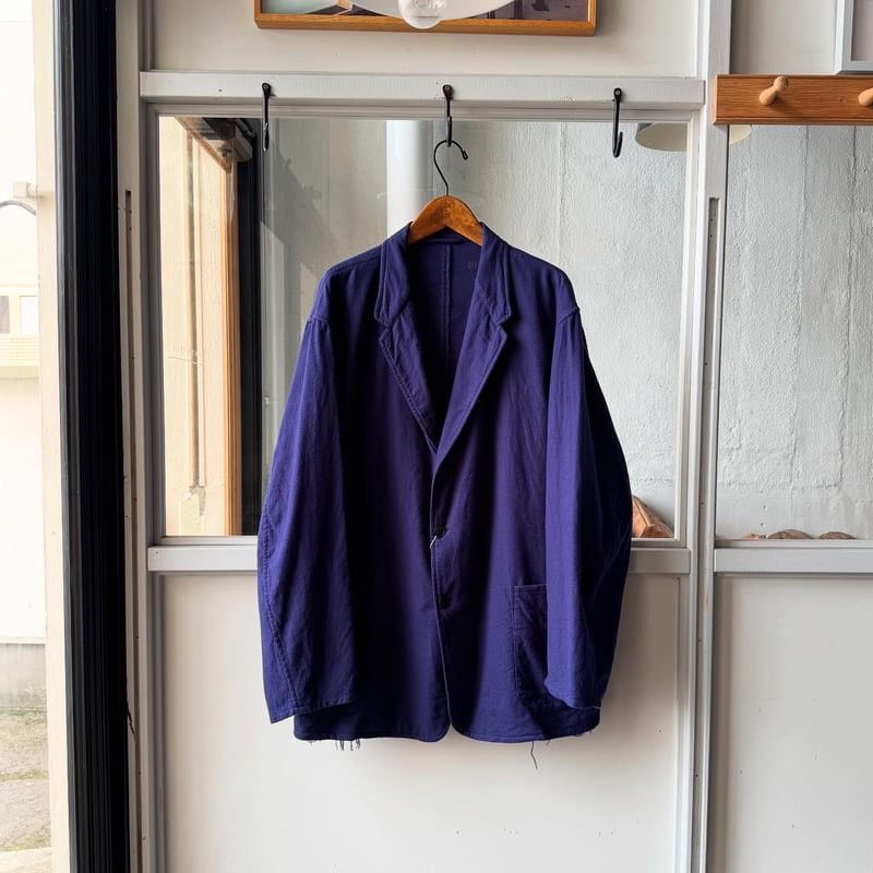 Comoli [2] Comoli 25aw cotton flannel jacket royal blue Size US L / EU 52-54 / 3 - 1 Thumbnail