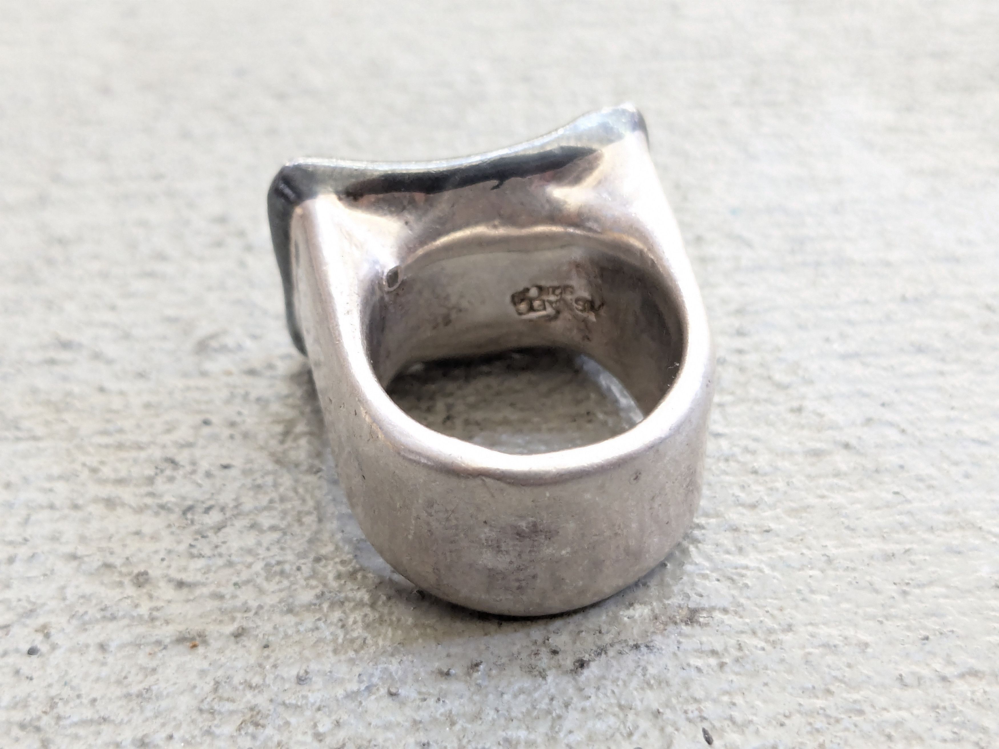 Jewelry × Sterling Silver Vintage Sterling Silver Ring 9 Electroform Hollow Puffy Size ONE SIZE - 8 Thumbnail