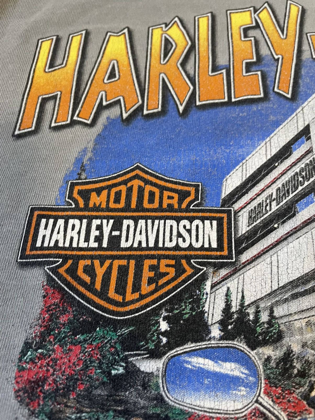 Harley Davidson × Vintage Vintage 2008 Harley Davidson shirt moto racing Size US XL / EU 56 / 4 - 7 Thumbnail