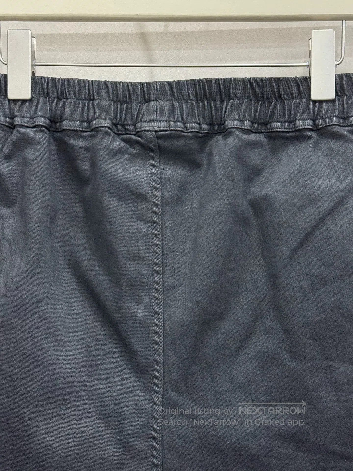 Rick Owens rick owens waxed denim shorts size 5. Size US 40 / EU 56 - 5 Thumbnail